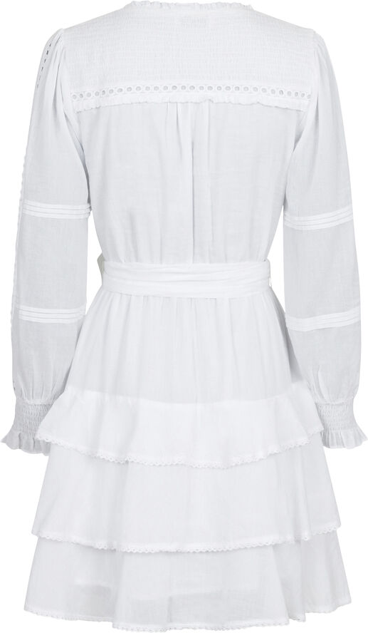 Neo Noir Ada S Voile Dress White