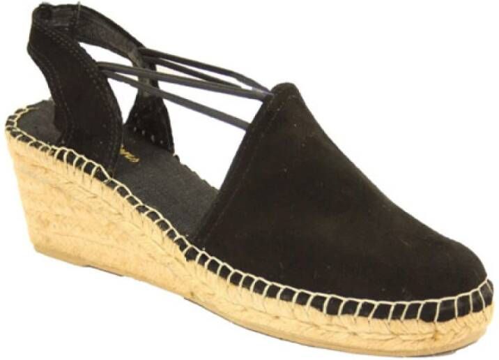 Toni Pons Espadrille Tremp Espadrilles zwart Suede Dames