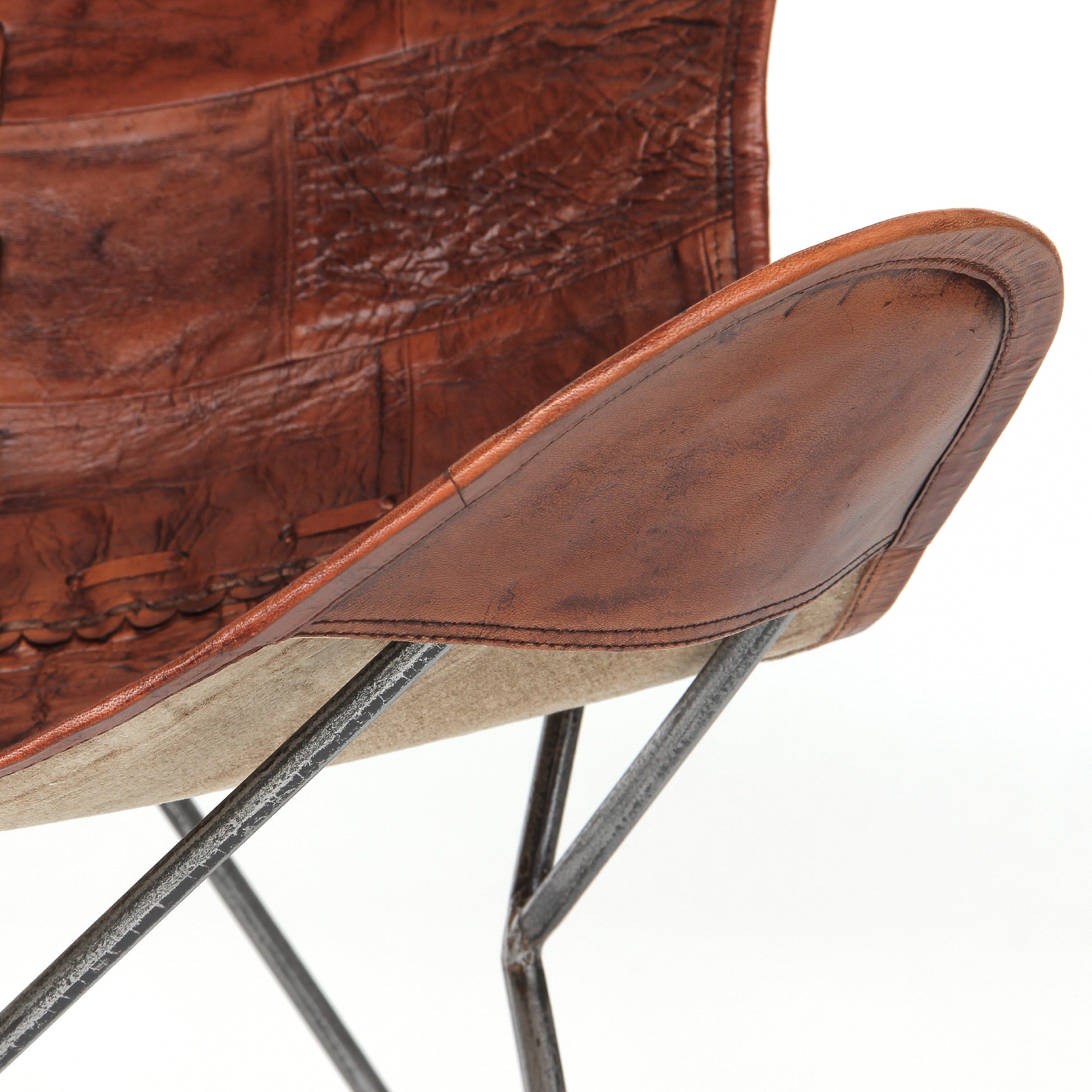 Lounger 'Brad', braun, T 71 cm, B 74 cm, H 90 cm von fischer's lagerhaus