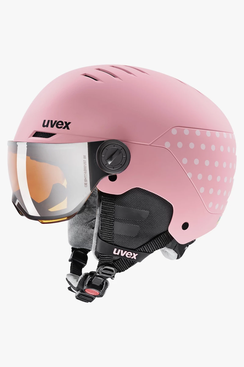uvex rocket visor Kinder Skihelm