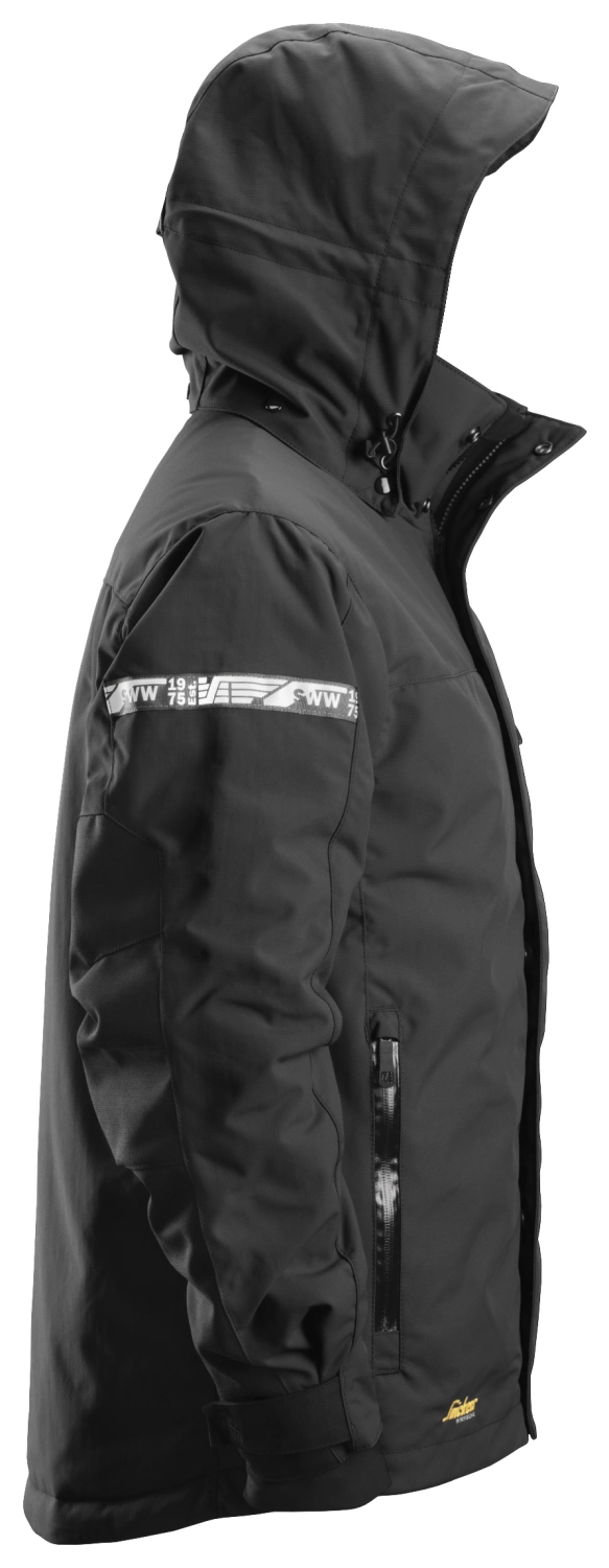 Snickers 1102 Jack Isolerend Allroundwork Waterproof 37.5Â®- Zwart - Maat L