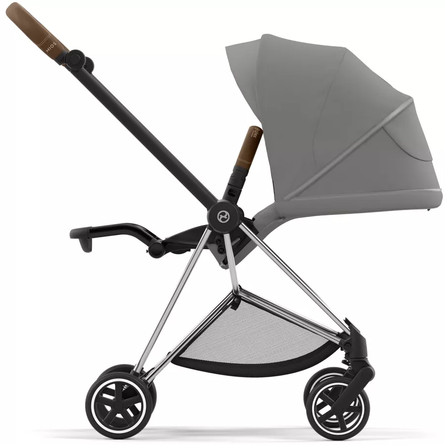 cybex PLATINUM Kombikinderwagen New Mios Chrome Brown Mirage Grey