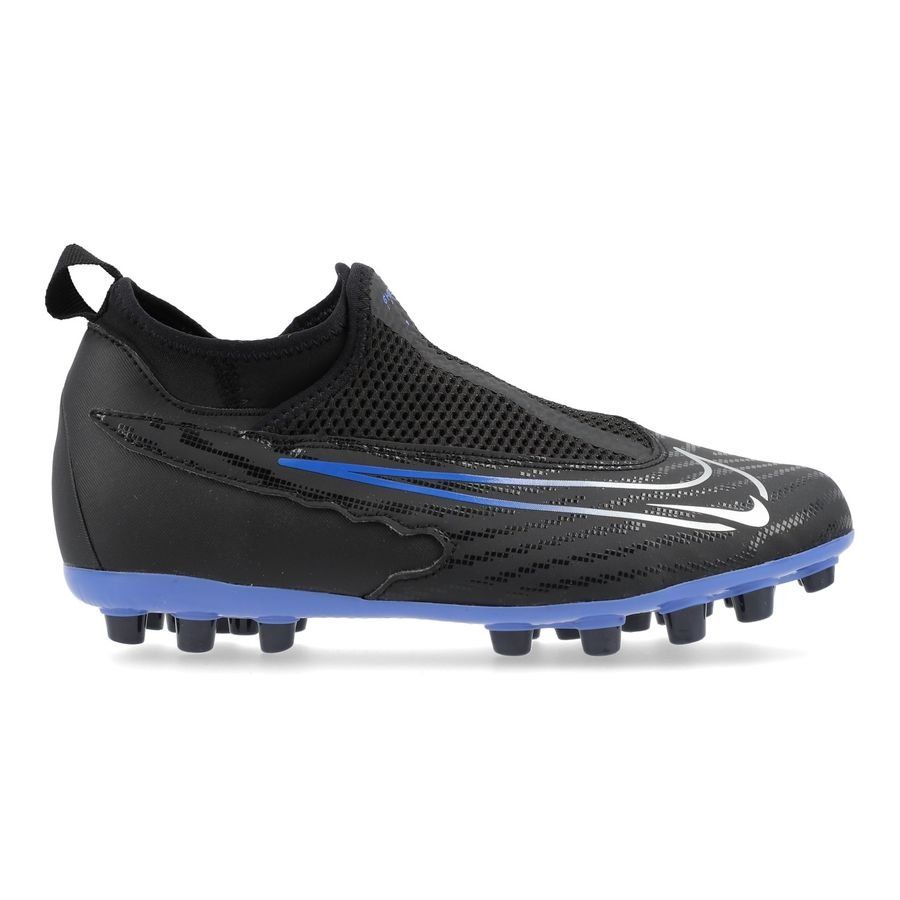 Nike Phantom GX Academy DF AG Shadow - Noir/Chrome/Bleu Enfant