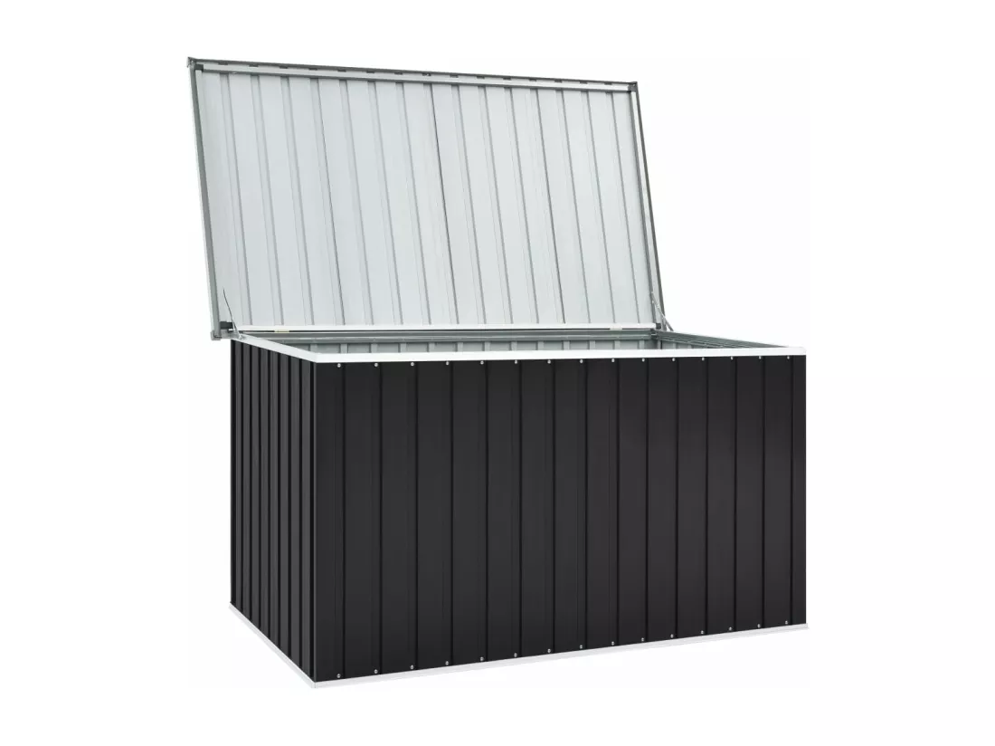 Boîte de rangement de jardin Anthracite 171x99x93 cm