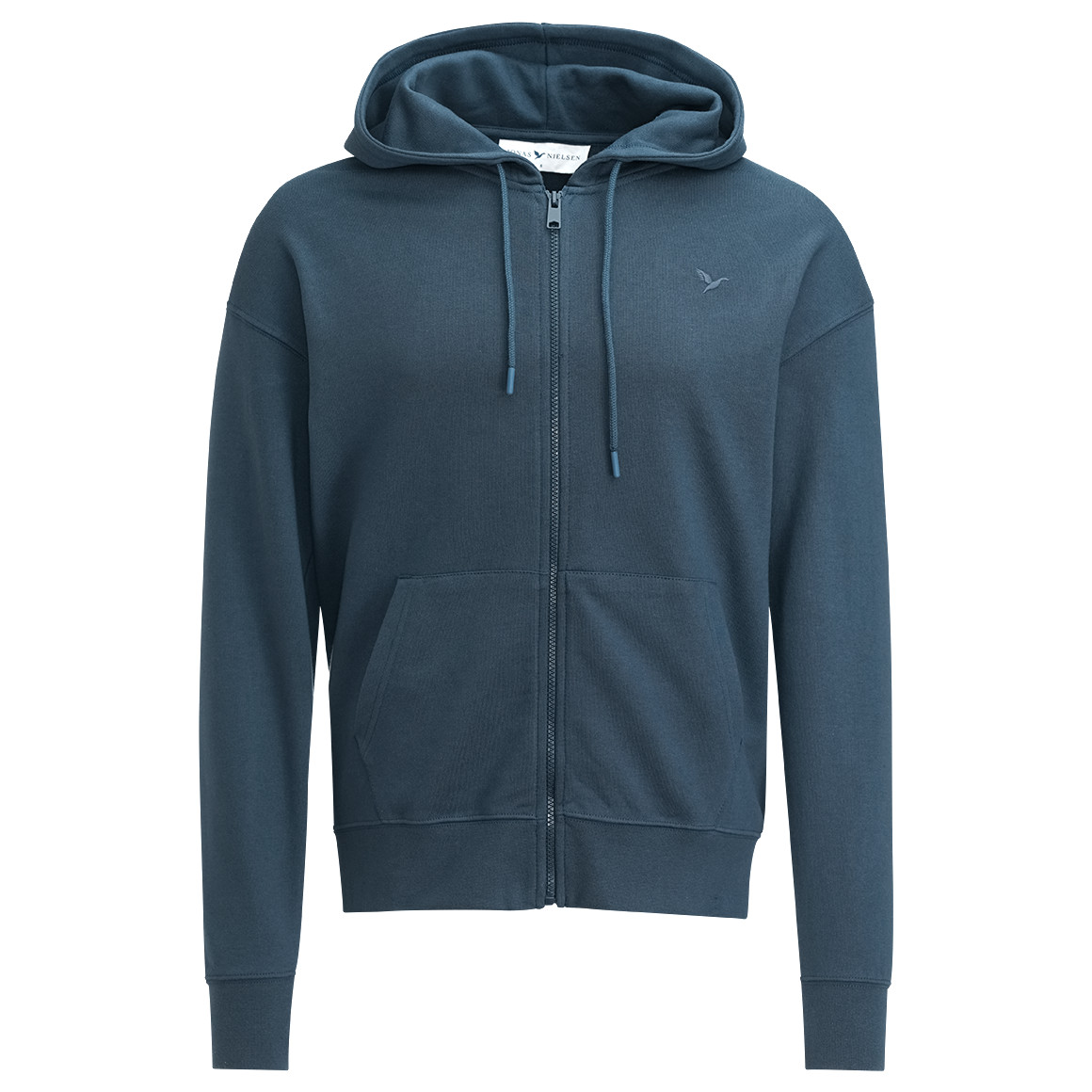 Jonas Nielsen Herren Sweatjacke mit Kapuze dunkelblau