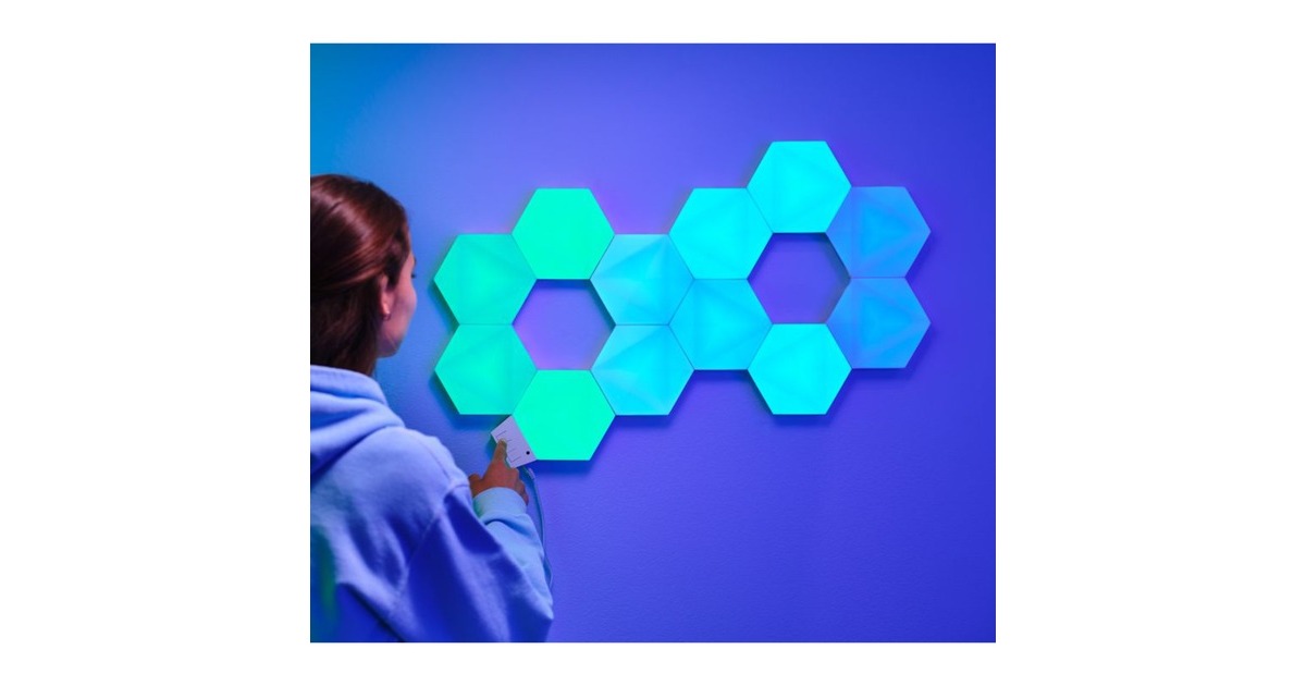 TrustGXT903 VYBZ zeshoekige RGB-lichtpanelen sfeerverlichting  (3 stuks)