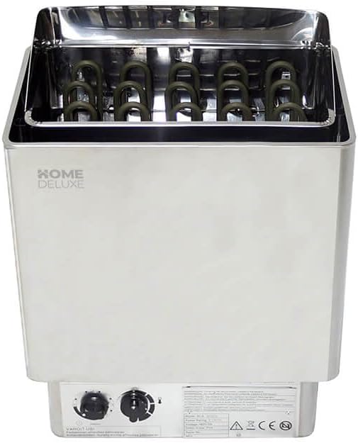 Home Deluxe - Saunaofen KIVA 4.5 kW - 56 x 28 x 14 cm | inkl. integrierte Steuerung & Zeitschaltuhr