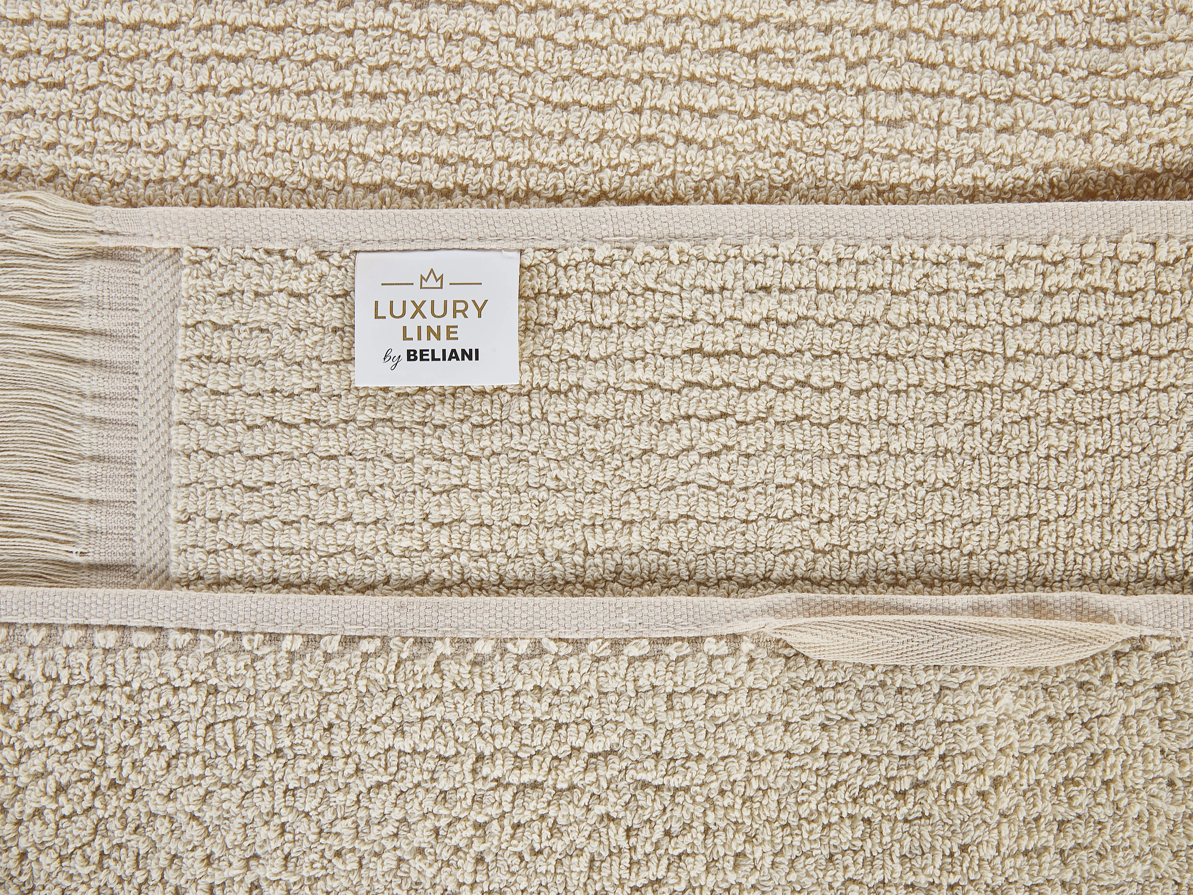 9-delige handdoekset ATIU Badstof Beige
