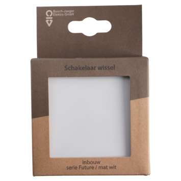 Busch Jaeger Future Linear Wisselschakelaar Mat Wit