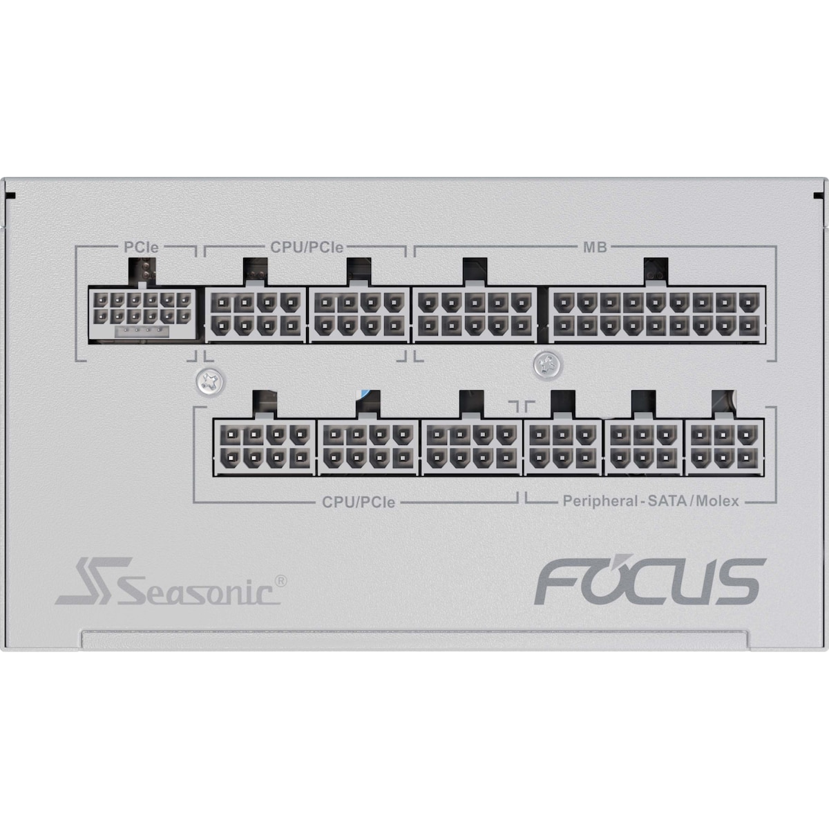 Seasonic FOCUS GX-1000 (ATX 3) WHITE 1000W strømforsyning