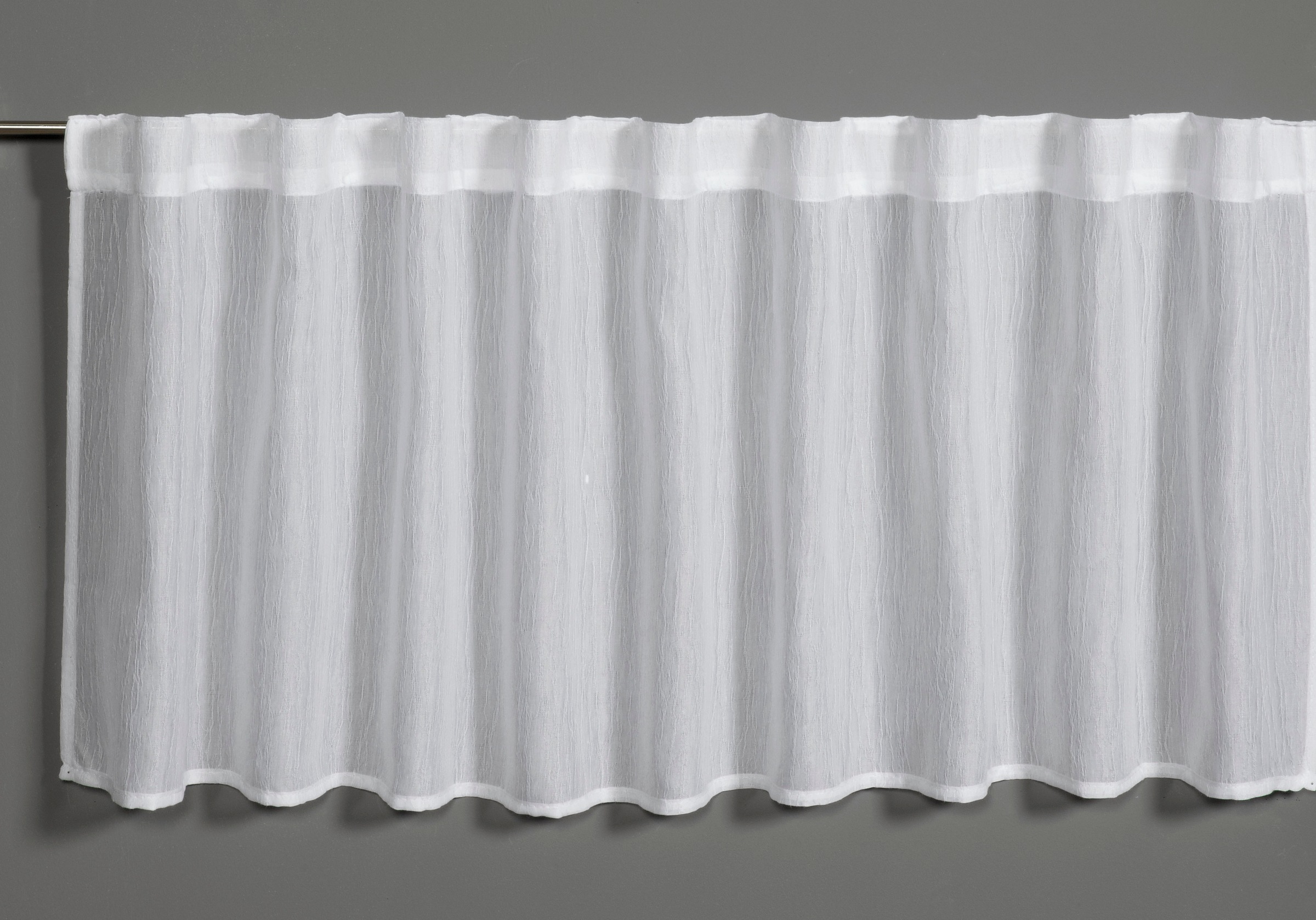 GARDINIA Gardine »Bistrogardine Jacquard-Voile« 1 Stk. tlg. transparent, Polyester, Stoff Jaquard-Voile