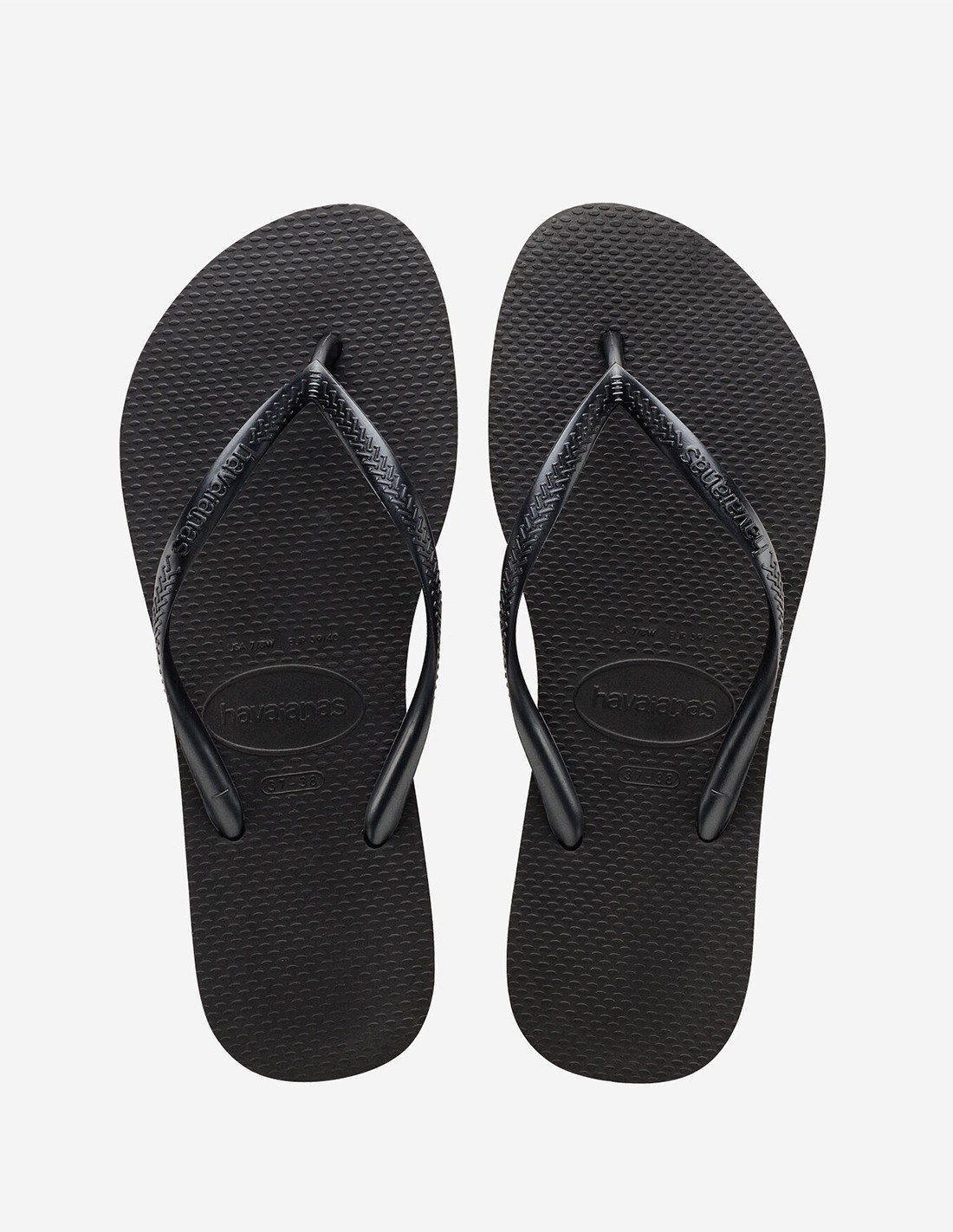 havaianas tongs femme slim noir