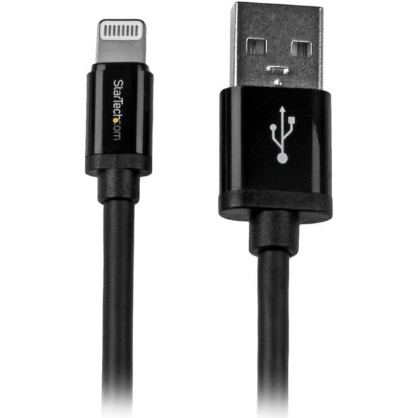 StarTech.com Câble Apple Lightning vers USB pour iPhone, iPod, iPad - 2 m Noir