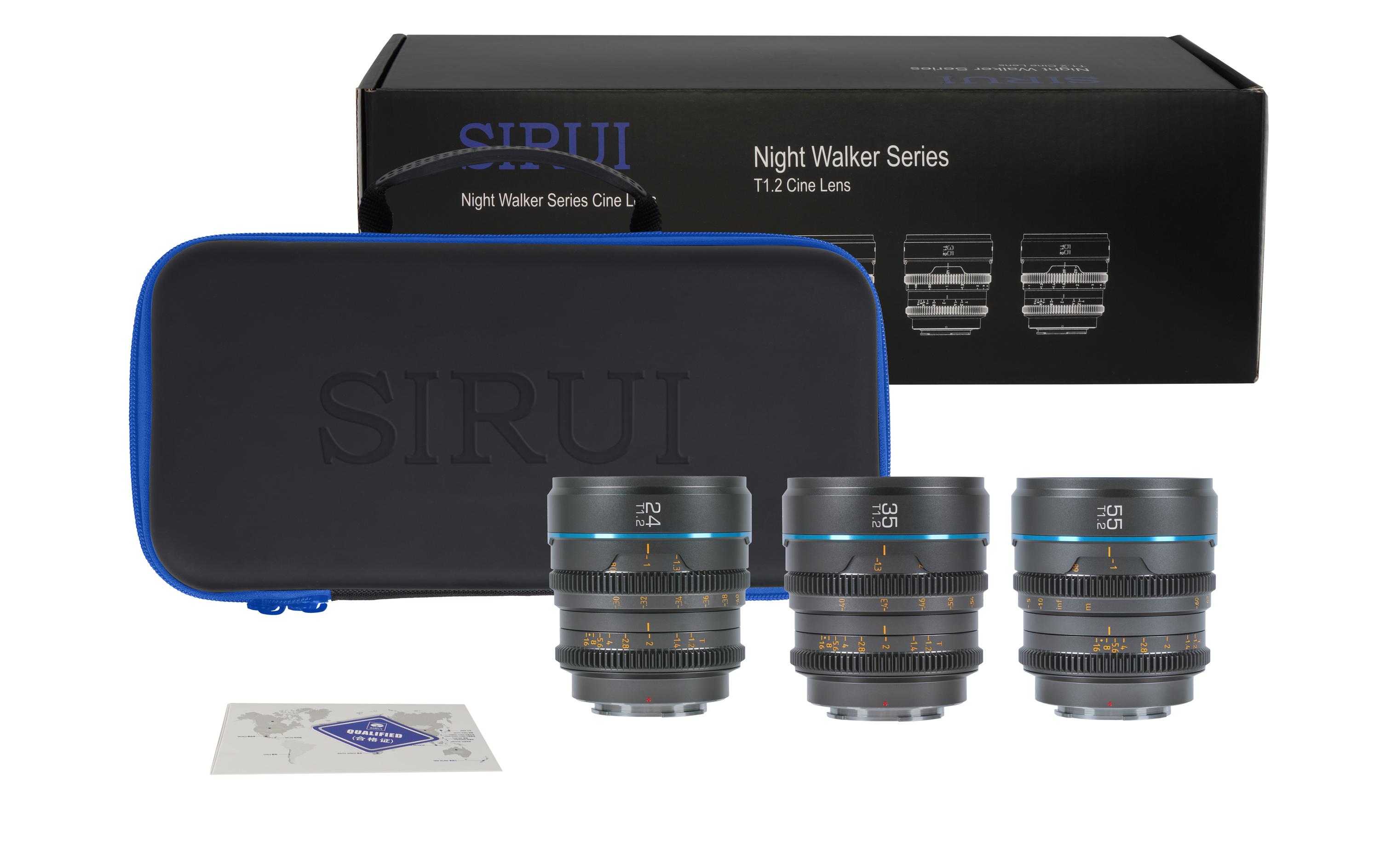 Festbrennweite 24, 35&55mm T1.2 – Fujifilm X-Mount<br>Cine-Objektiv für X Mount-Kameras