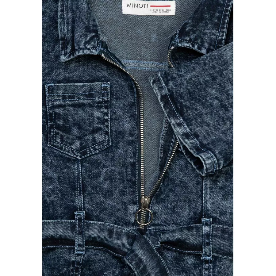 MINOTI Jeanskleid Denim-Blau