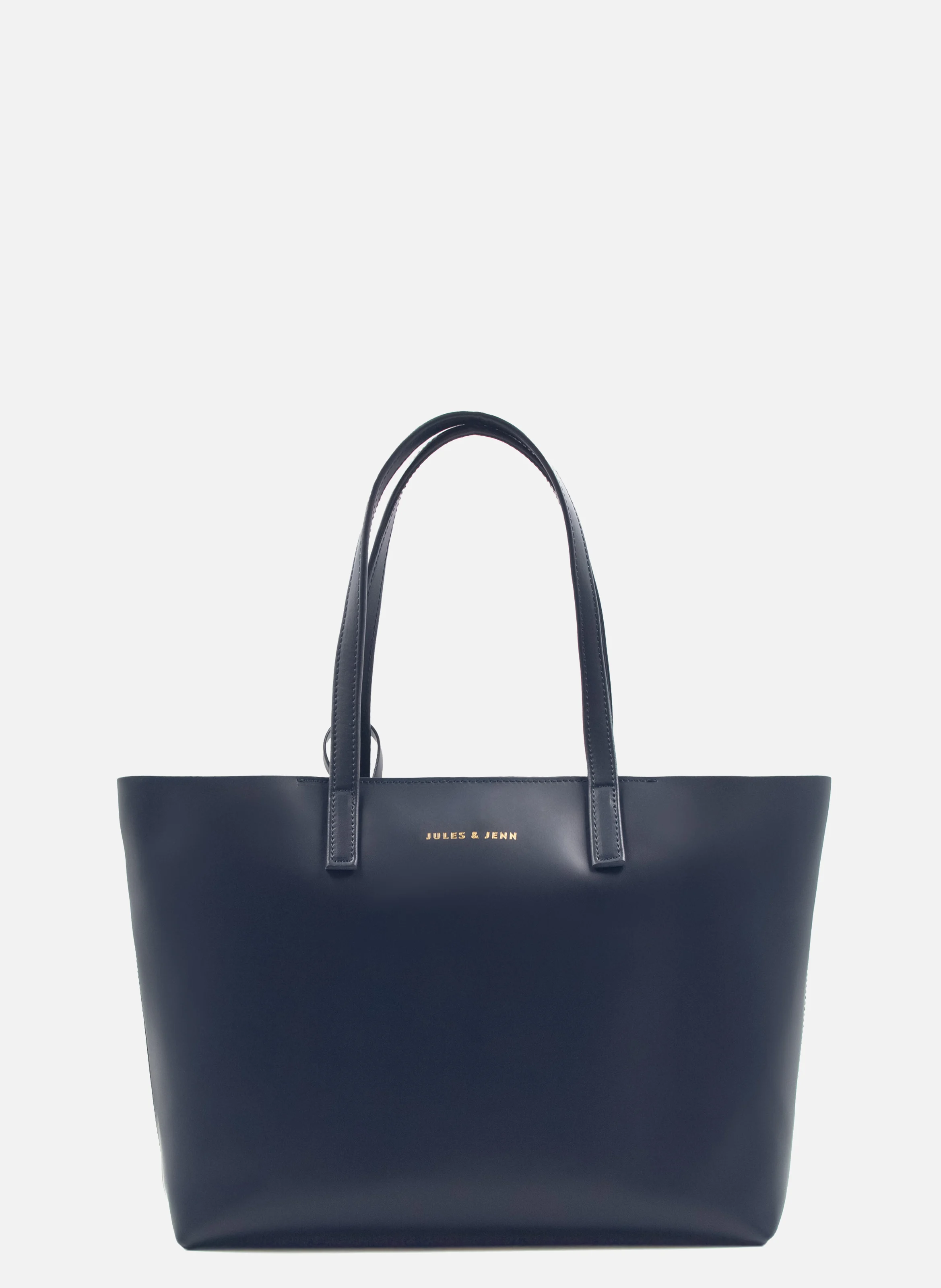 Sac cabas cuir lisse | Bleu