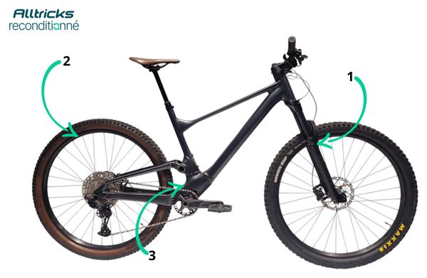 VTT Tout Suspendu Scott Spark 960 Shimano SLX 12V 29' Gris 2022 - Produit Reconditionné