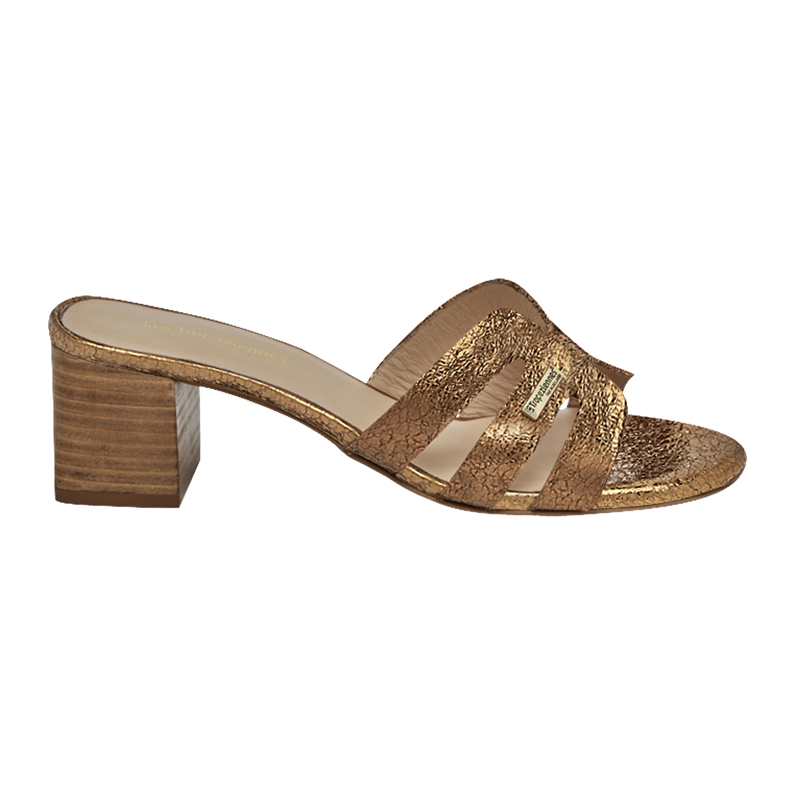 Sandales cuir à talonpar m.belarbi livia | Marron