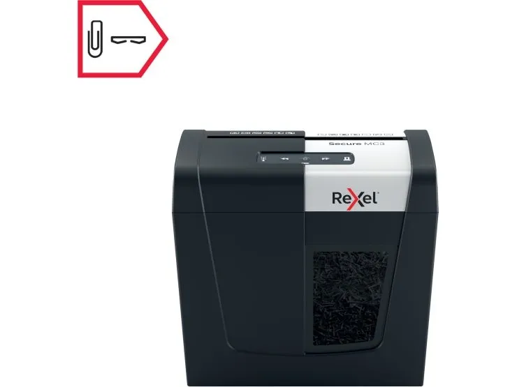 Makulator Rexel Secure MC3 mikromakulering 2x15 mm (P-5)