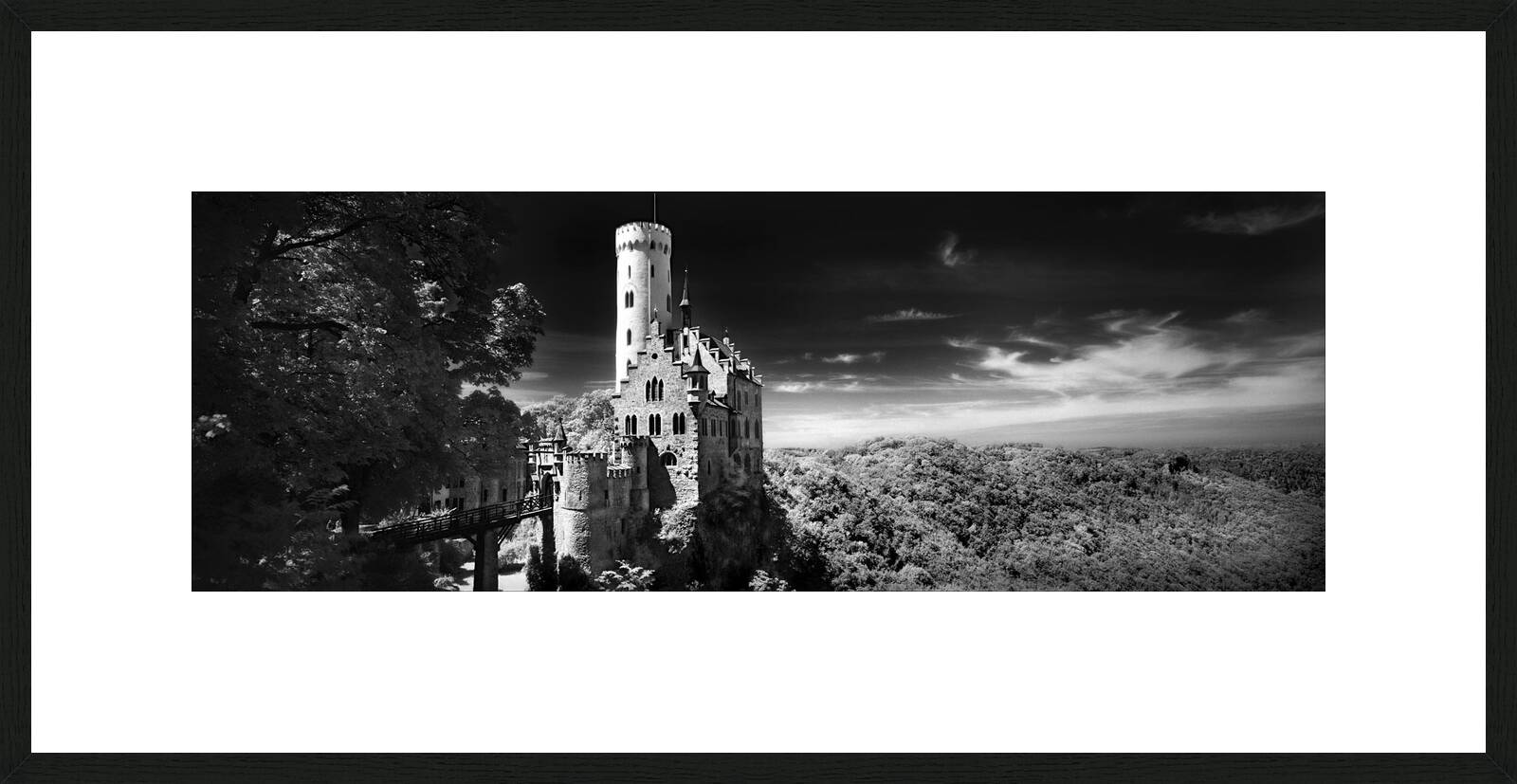 Schloss Lichtenstein by Wolfgang Mothes - Limited Edition. Edition of: 100. Signed.
