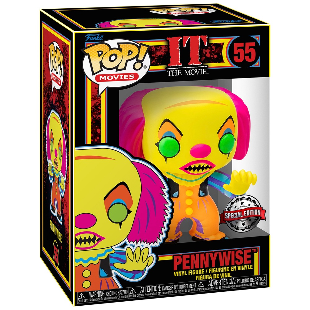 POP! Vinyl 55: IT – Pennywise Schwarzlicht