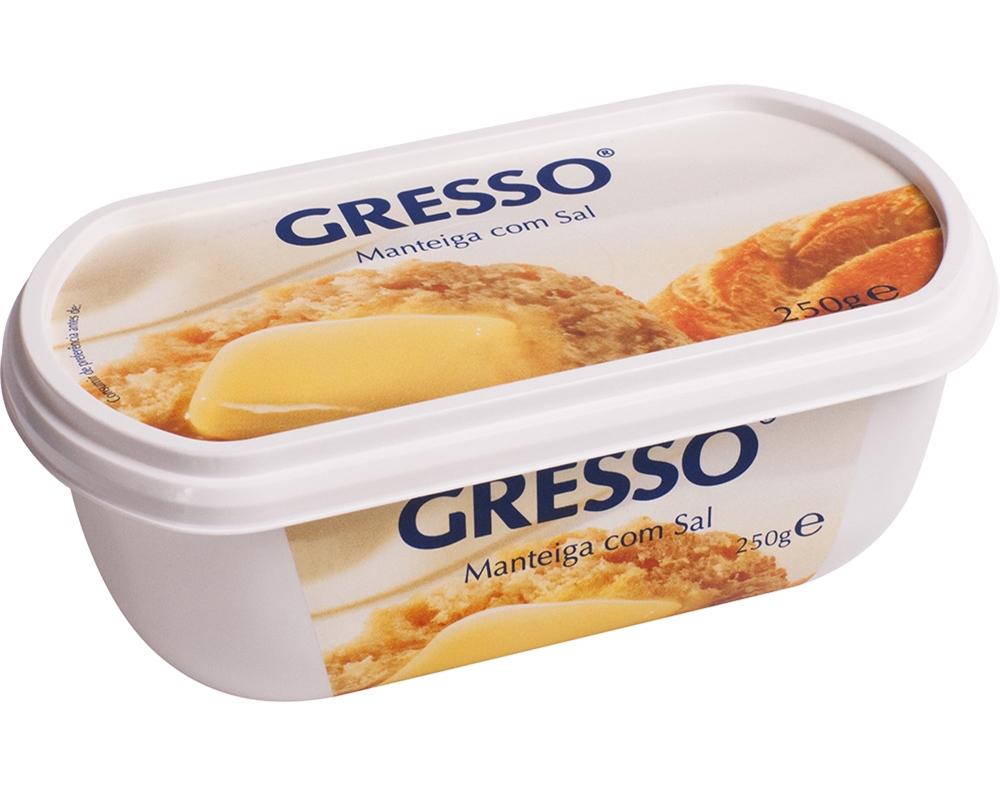 MANTEIGA GRESSO COM SAL 250G