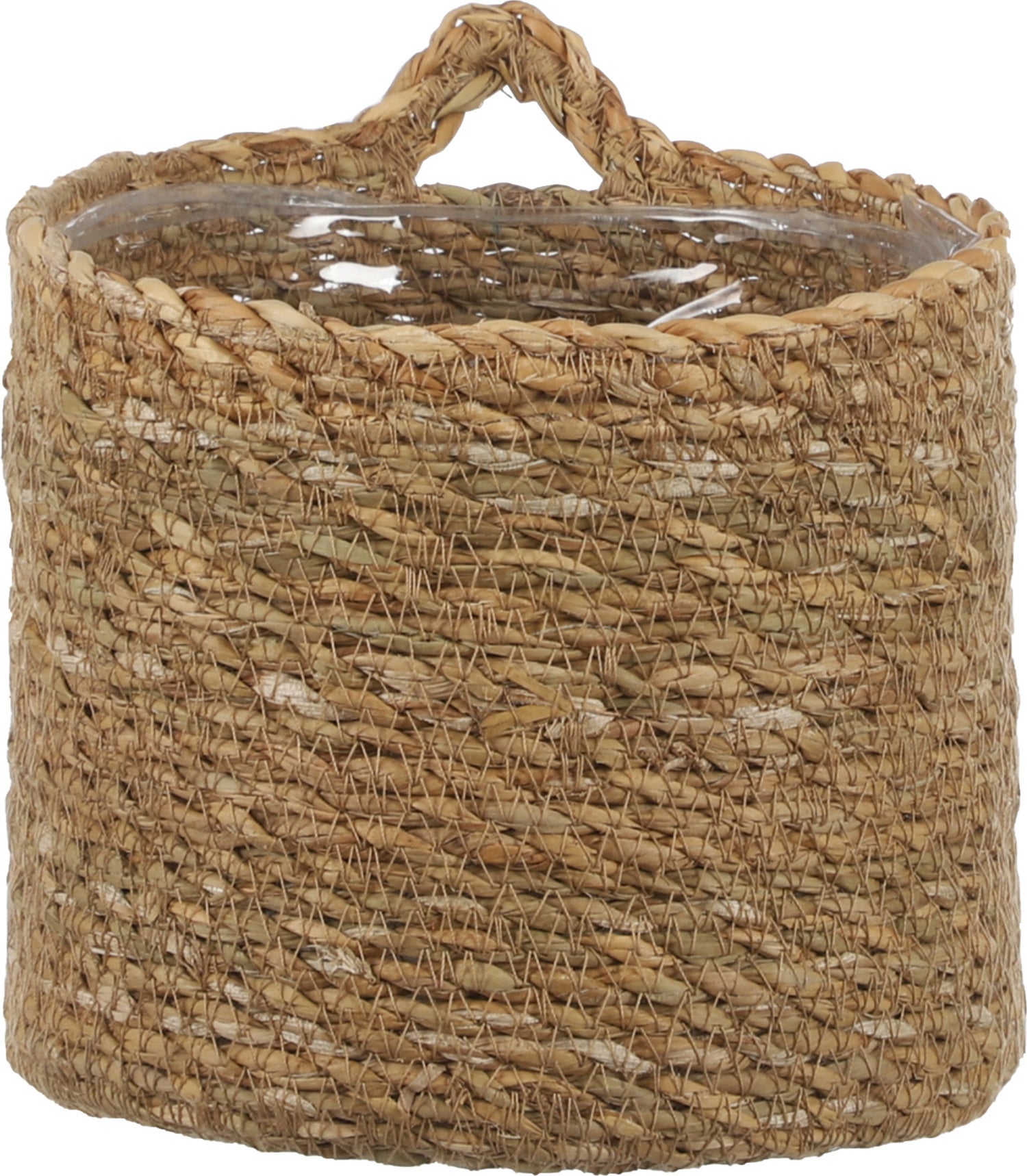 Mica Decorations plantenmand Atlantic bruin D 16 H 16 cm