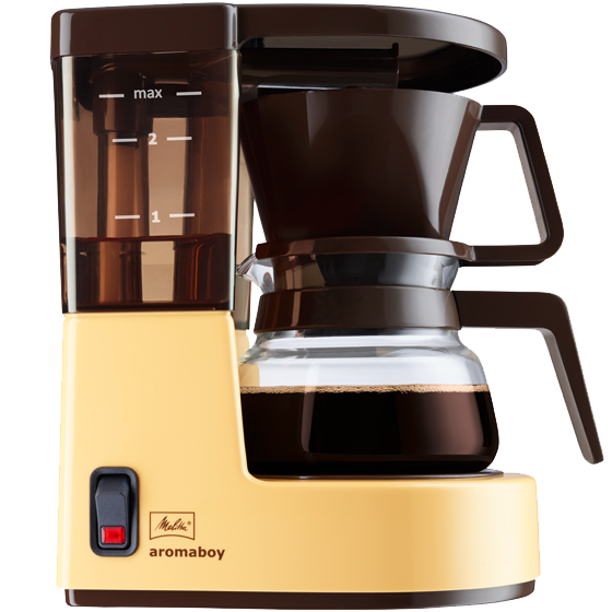 Aromaboy®|Filterkaffeemaschine Beige-Braun