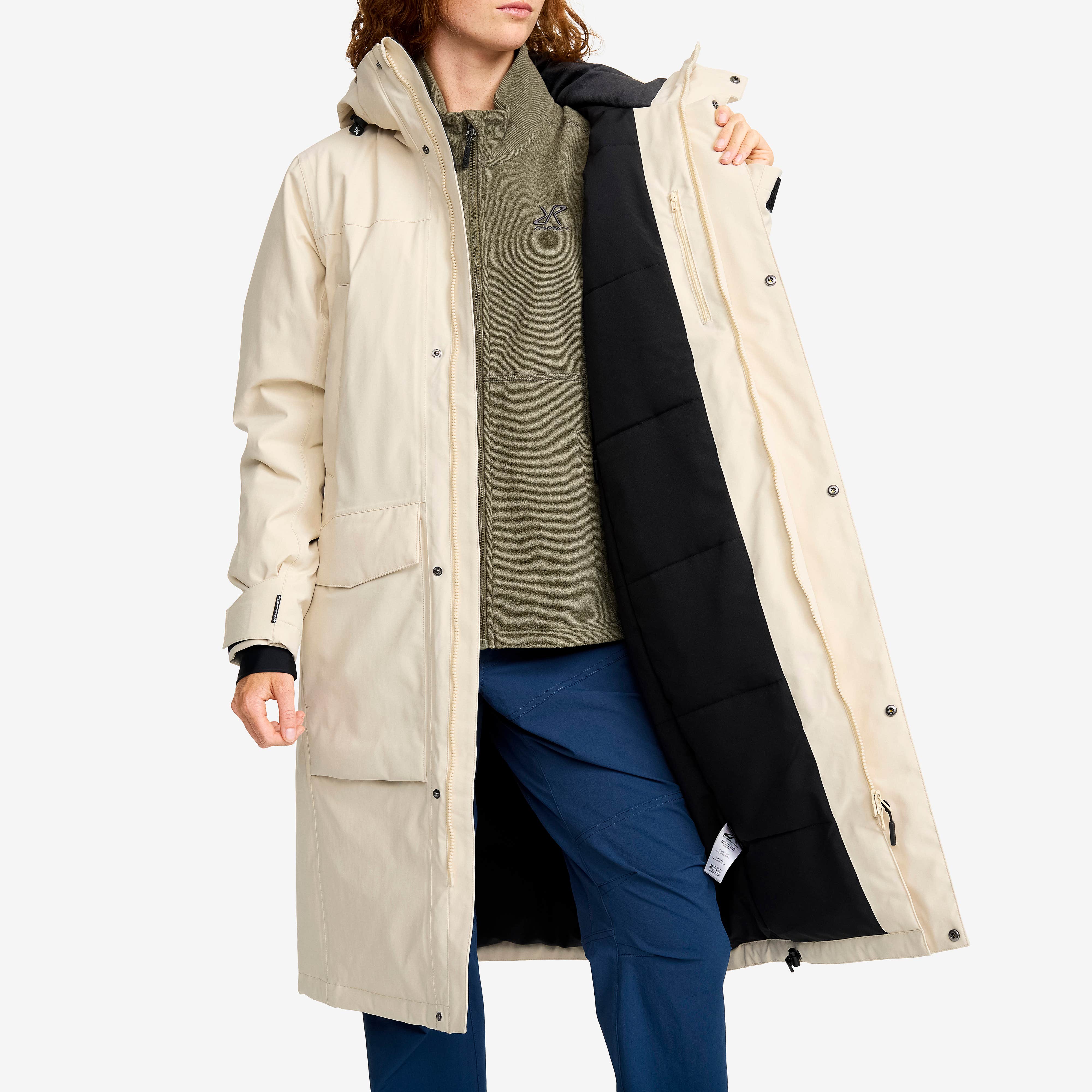 Rhyme 2L Insulated Parka Dame Oatmeal