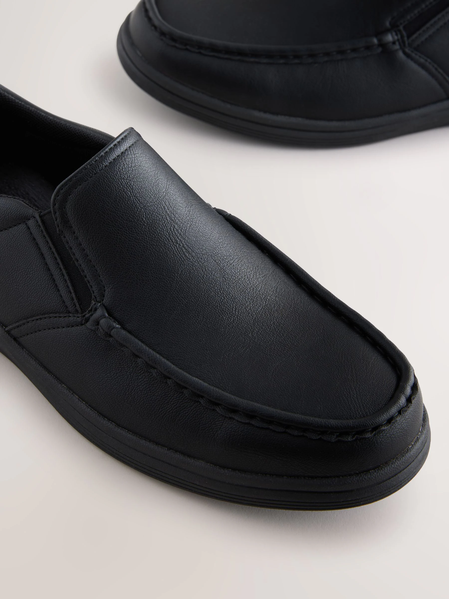 Zwart - Apron Slip-On Shoes