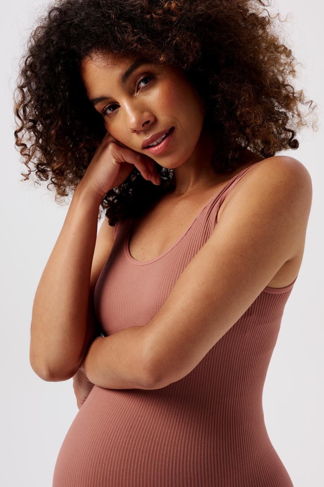 Noppies Maternity Tanktop rib Sama - Burlwood