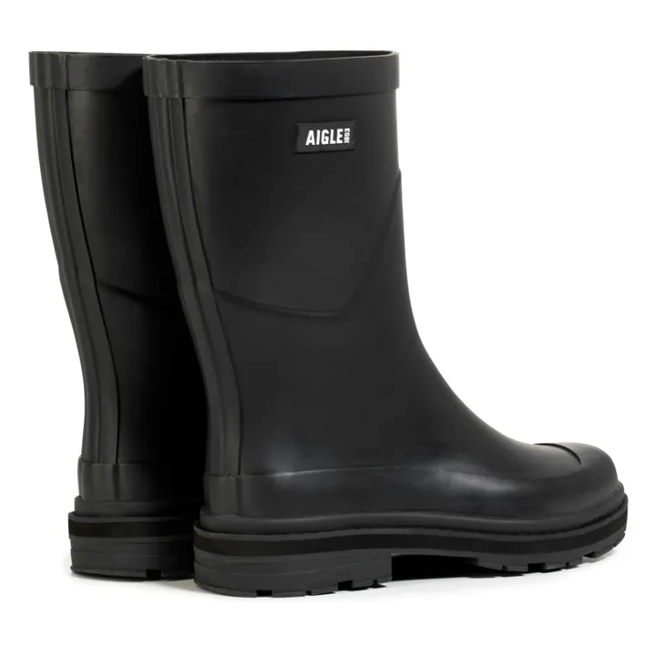 Aigle Bottes De Pluie Mid Rain | Noir