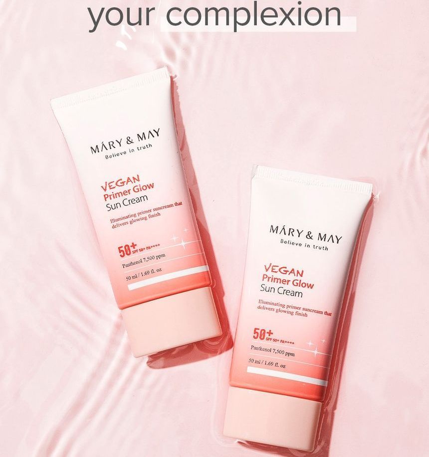 Mary&May - Vegan Primer Glow Zonnecrème