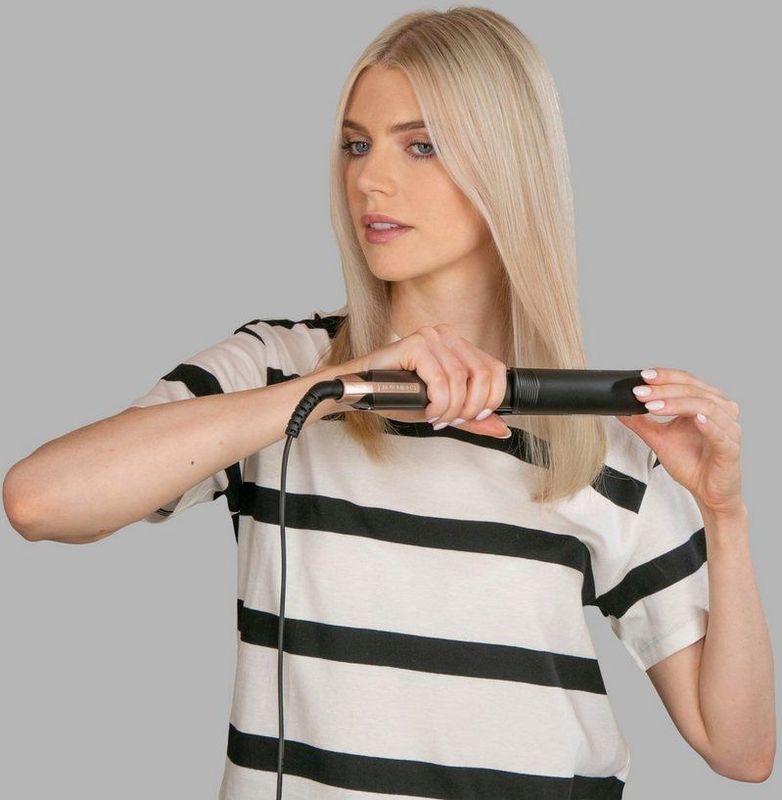 Remington - ONE Straight & Curl - Stijltang & Krultang - Zwart - 2 Stylingtools in 1