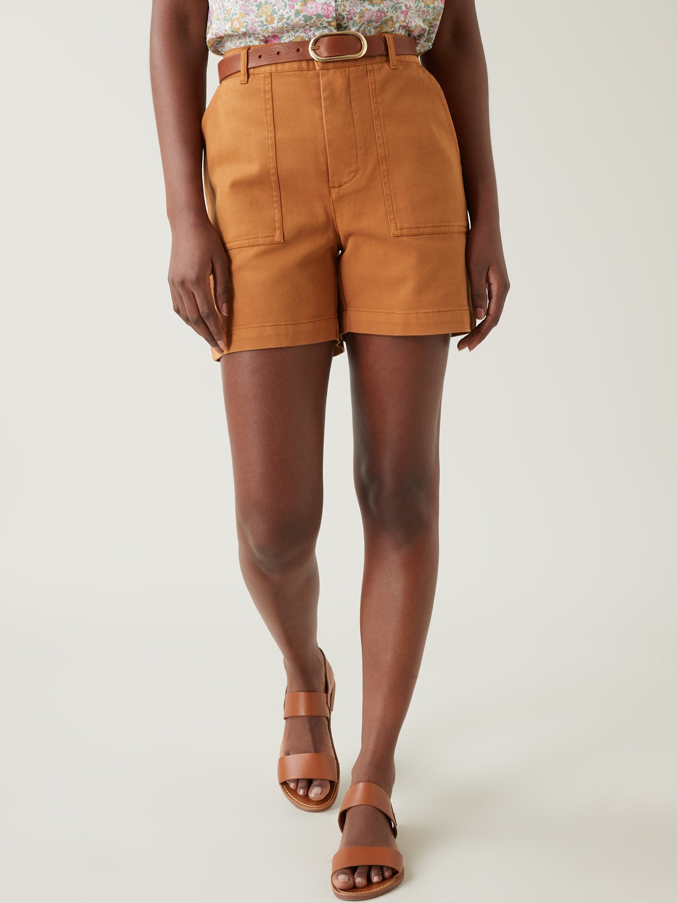 Short cargo uni femme