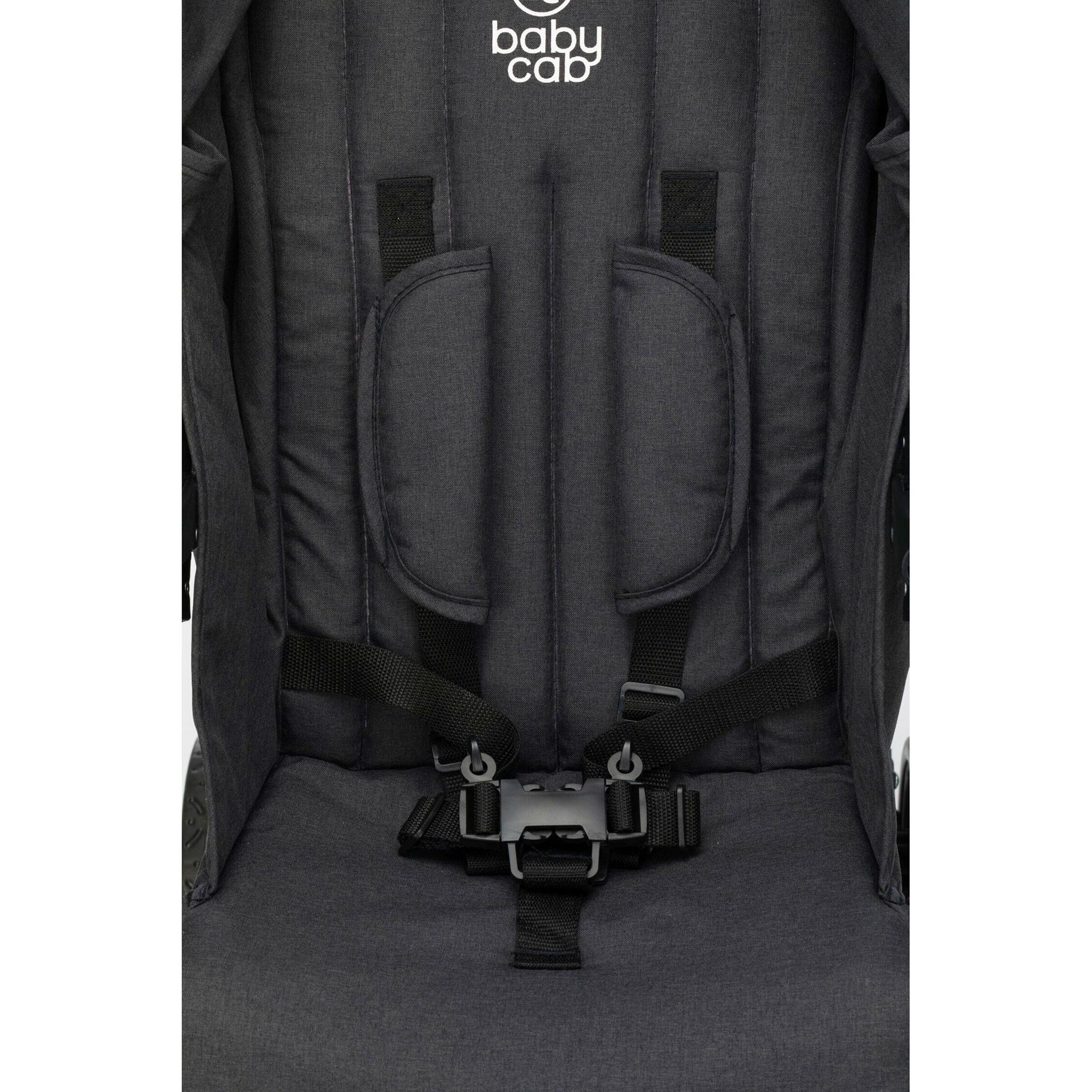 babycab Malaga Buggy mit Liegefunktion schwarz melange