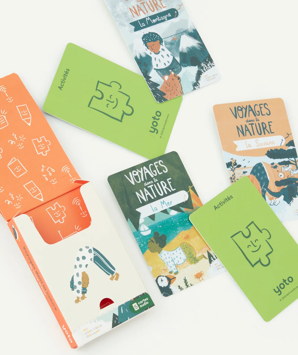 YOTOPACK DE 5 CARTES HISTOIRES AUDIO VOYAGE DANS LA NATURE