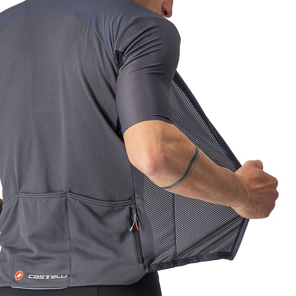 Maillot vélo CASTELLI MAILLOT ENDURANCE ELITE GRIS FONCÉ