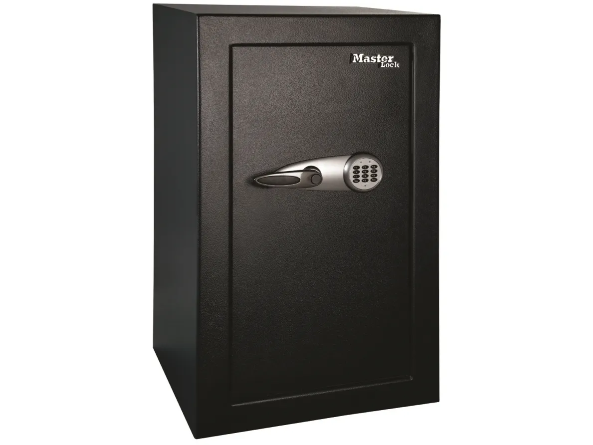 Master Lock XX-Large T0-331ML - Pengeskab - 3 hylder - solidt stål - sort