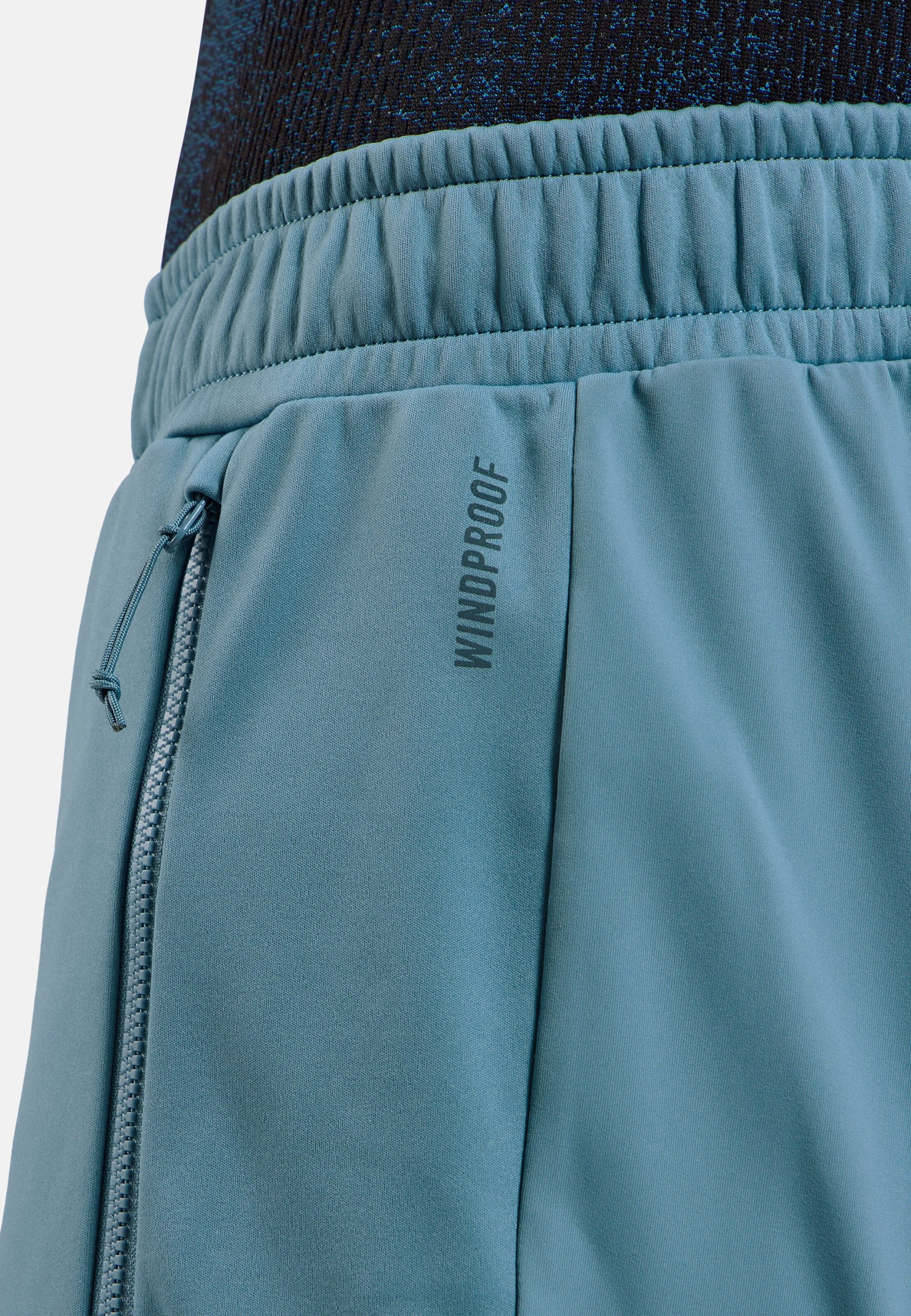 Winddichte Zeroweight X-Warm Langlaufhose in provincial blue