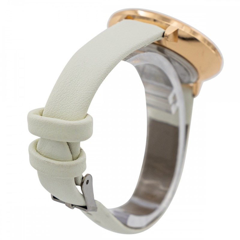 Montre Femme CHTIME bracelet Cuir Blanc