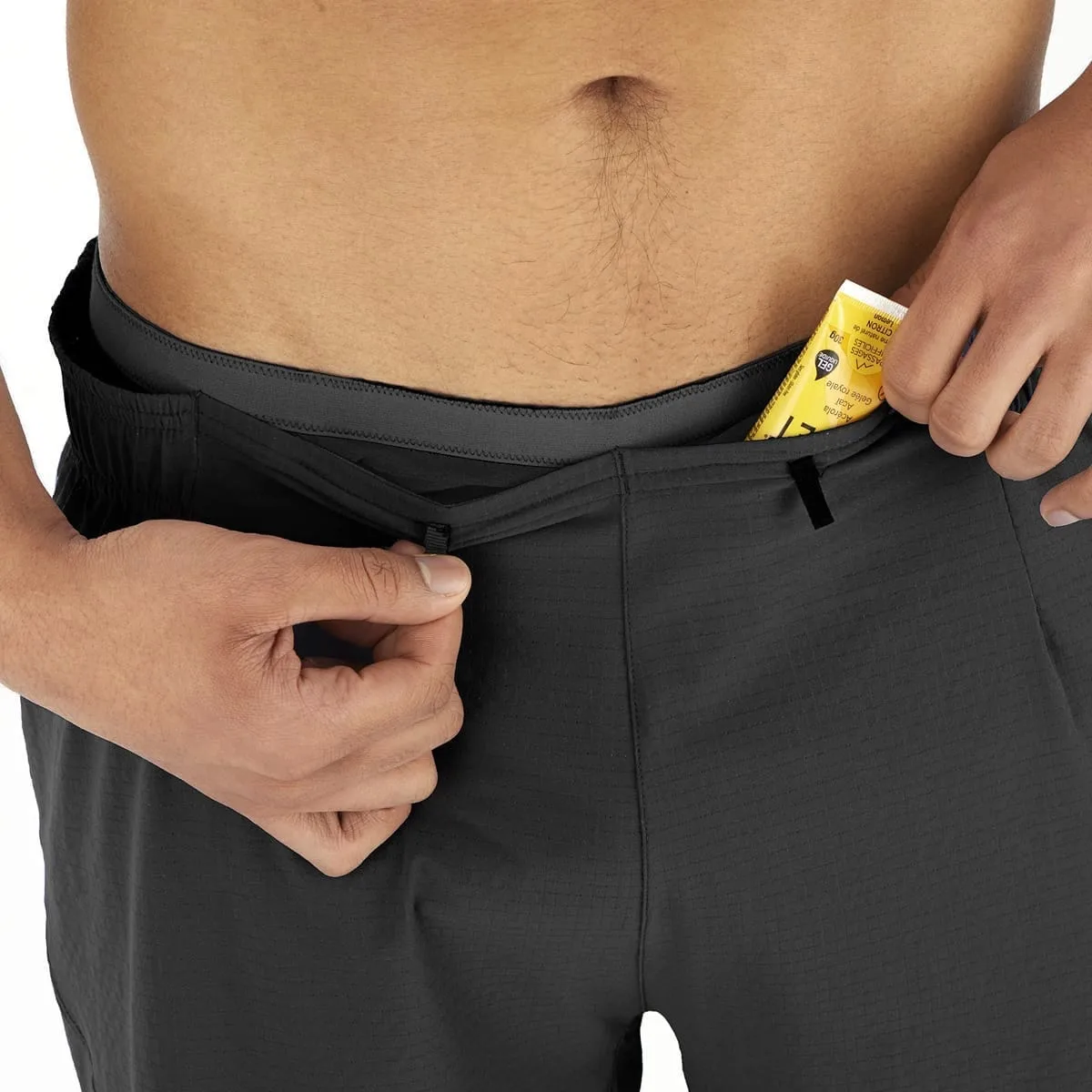 Salomon Men's Sense Aero 5'' Shorts Deep Black