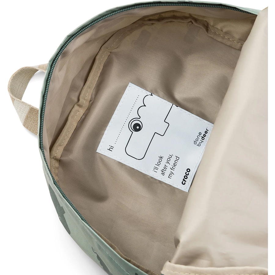 Done by Deer™ Kinderrucksack Croco Grün