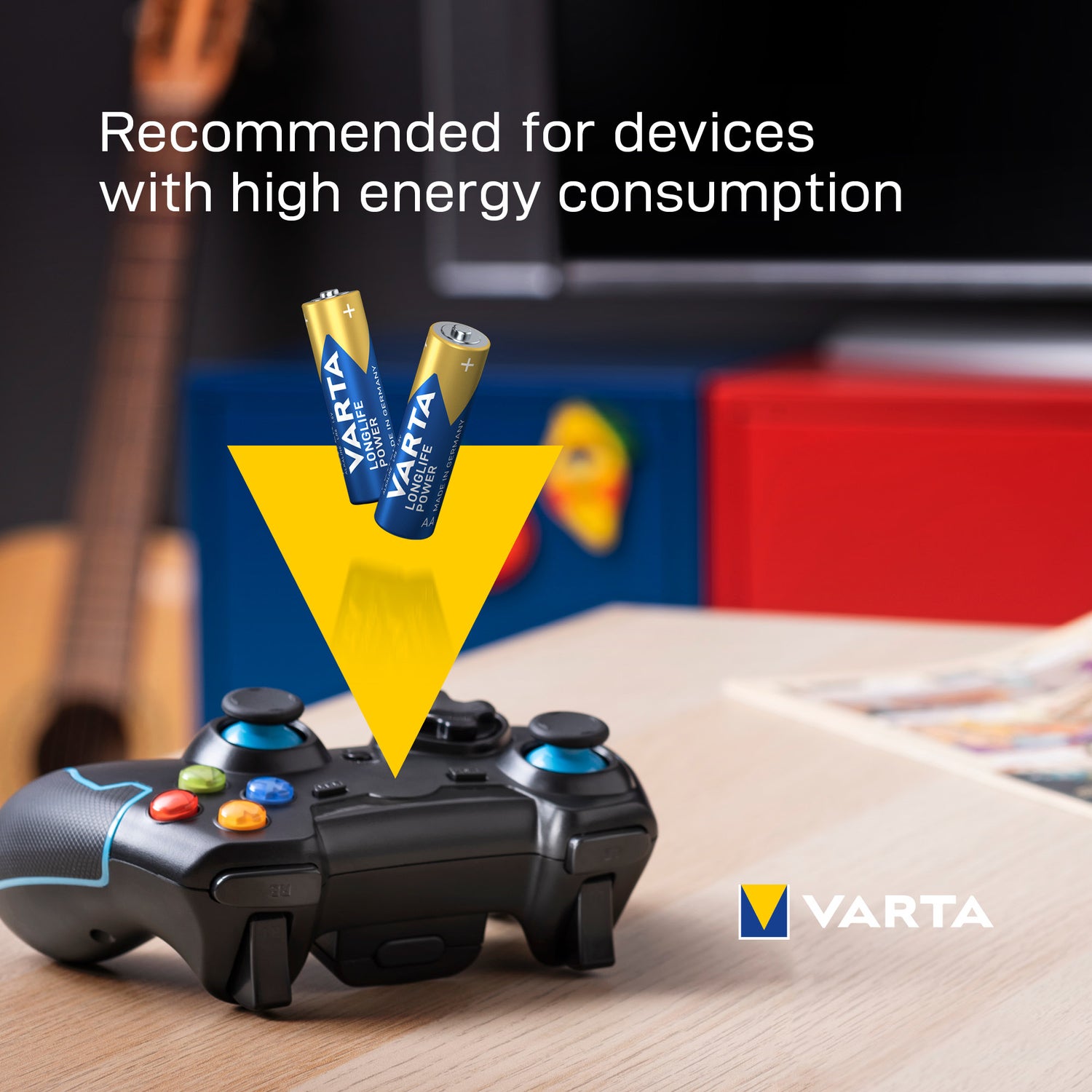 Varta AA batterijen Longlife Power 8 stuks