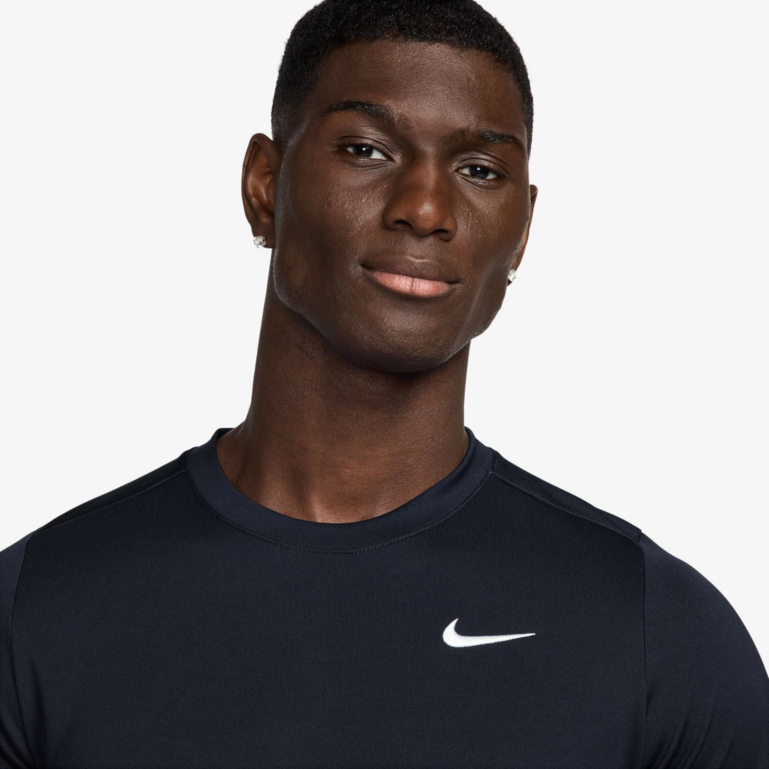 Nike Court Dry Victory T-shirt Hommes - Bleu Foncé , Blanc