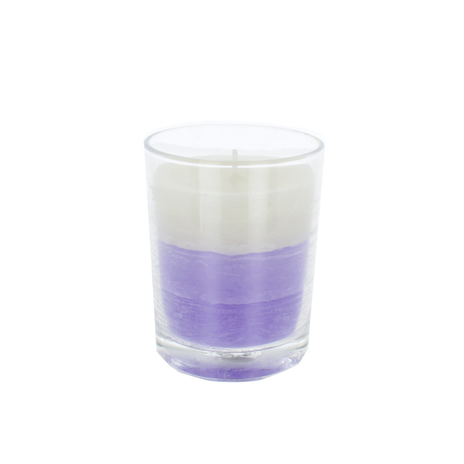 Kerze im Glas - Lavender - ca. 7 x 9 cm
