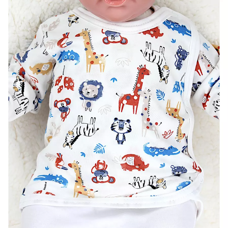 TupTam Baby Jungen Wickelshirt Langarm 5er Set dunkelblau