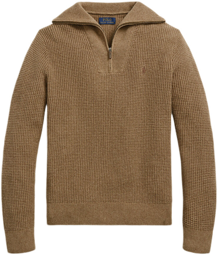 Polo Ralph Lauren COTTON WOOL-LSL-PLO Brown sugar melange