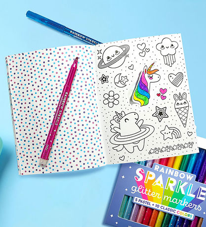Ooly Klisterm?rkebog - Color-in - Cute-A-Licious Doodles
