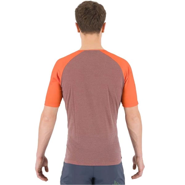 T-shirt randonnée KARPOS MOVED EVO JERSEY POMEGRANATE/SCARLET IBIS